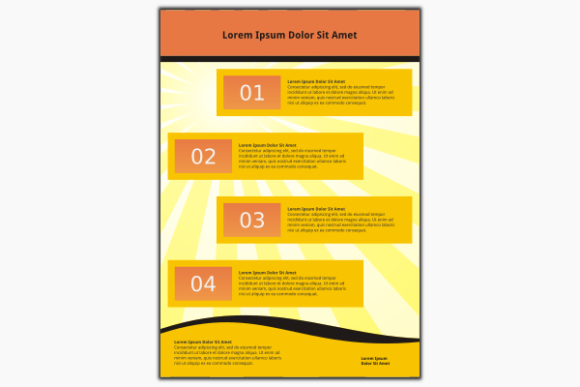 Abstract Simple Infographic Template: A Fresh Take on Embroidery Design