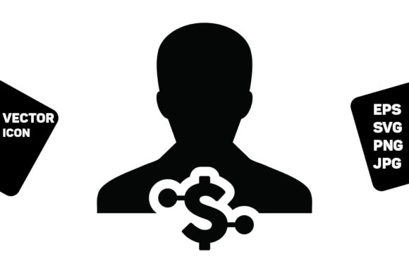 Avatar Icon Vector Digital Dollar Graphics
