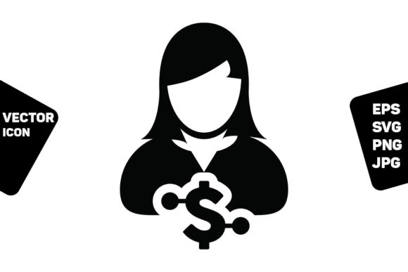 Digital Dollar Icon Vector Graphics