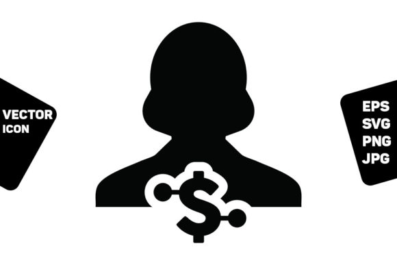 Dollar Icon Vector for Graphics and Icons