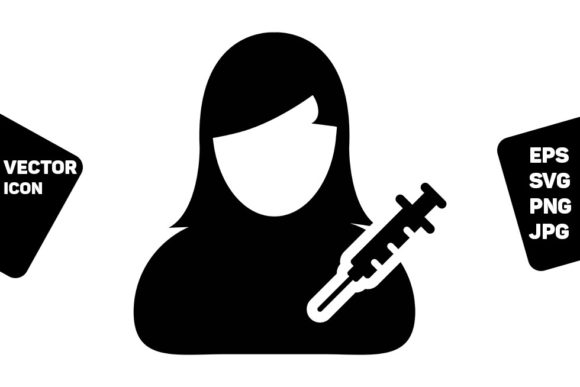 Immunization Icon Vector for Graphics and Icons