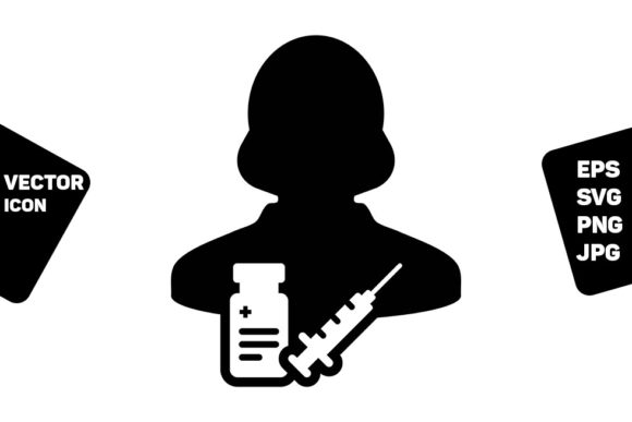 Immunization Icon Vector for Graphics and Icons