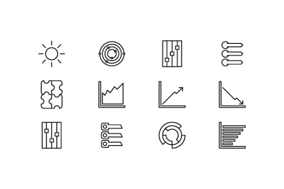 Infographic Line Icon Design Vector for Graphics and Icons