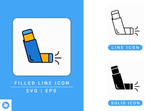 Inhale Icons Set: Graphics and Icons for Editorial Design
