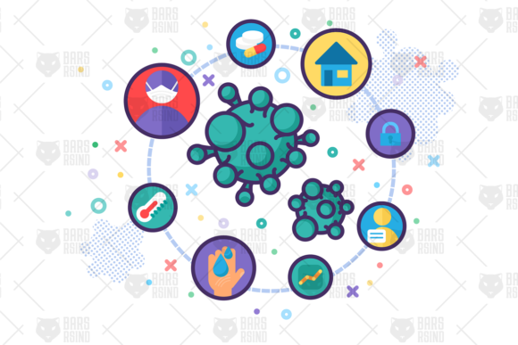 Virus Protection Infographic Vector